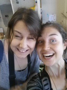 I was only a little bit excited she was there