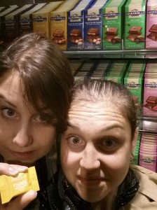 I was excited. She was not so sure