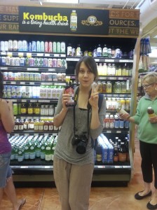She mostly just came for the walls of kombucha