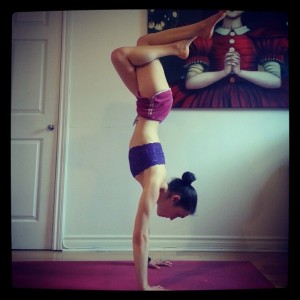 Tangled Leg Handstand