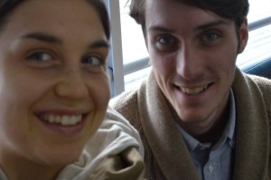 Us in an airport - a very frequent occurrence 