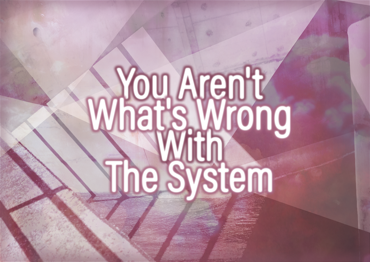 You Aren’t What’s Wrong With The System